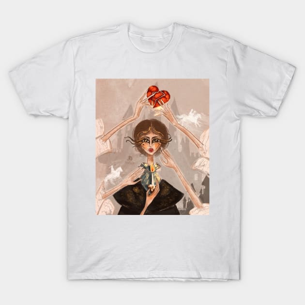 Jane Eyre T-Shirt by valentyna mohylei